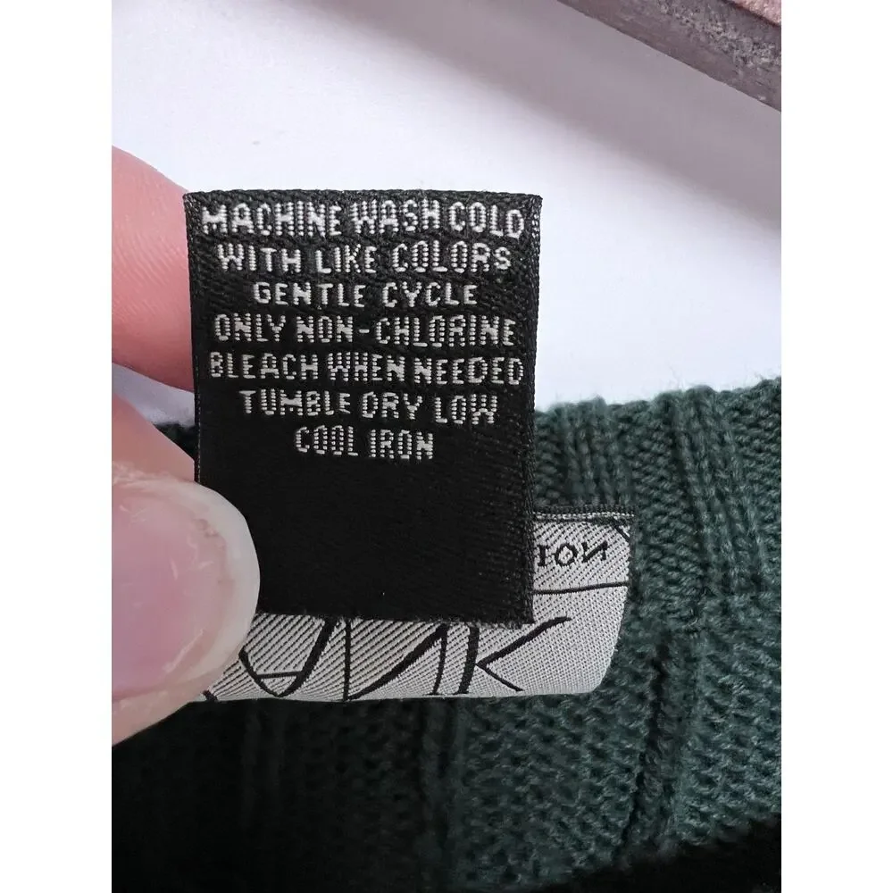 Jos. A. Bank Executive Collection‎ XL Cotton Hunter Green Knit Sweater